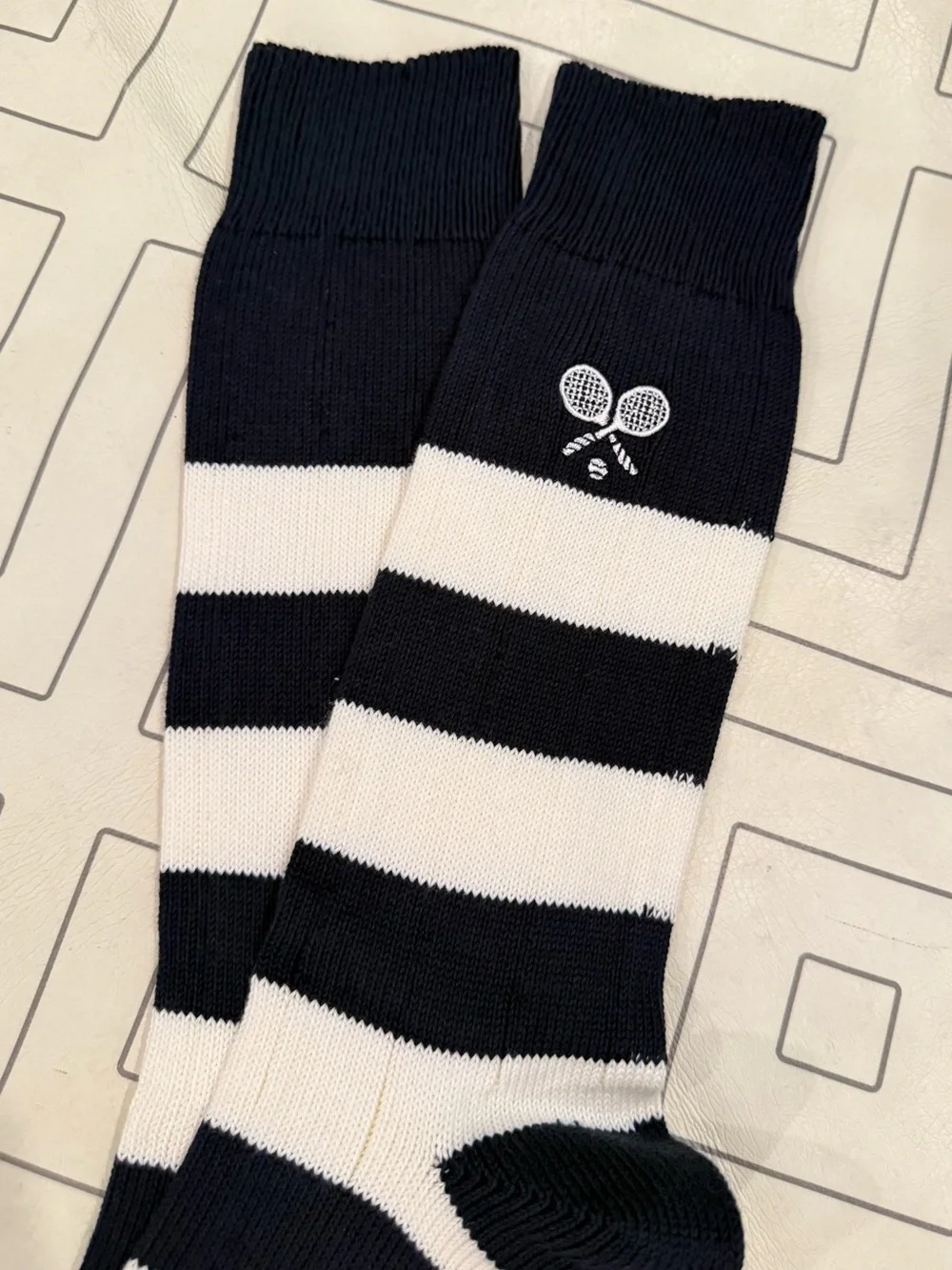 New Wimbledon Striped Socks